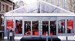 Marquee in Millenium Square event, Leeds, Yorkshire