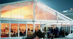Winter Wonderland event -marquees for all weather and all seasons